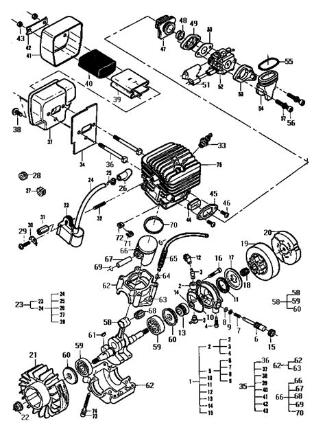 mcculloch chainsaw diagram